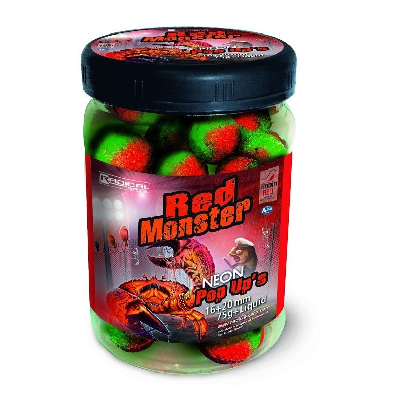 Radical Red Monster Neon Pop Ups (Boilie)