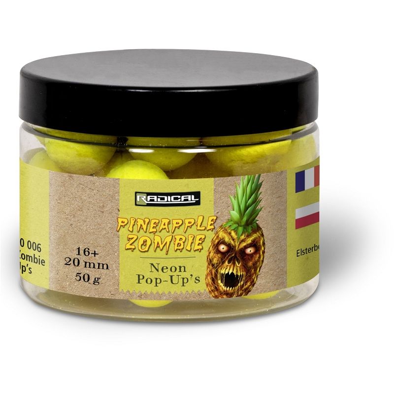 Radical Pineapple Zombie Neon Pop Ups (Boilie)