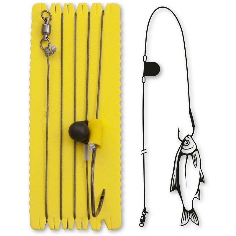 Black Cat Single Hook Rig with Rattle